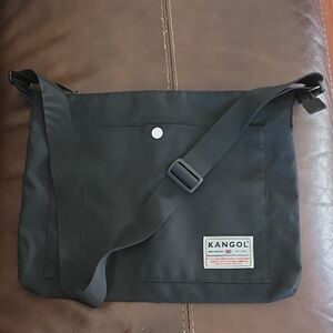 Kangol Black Messenger Bag